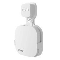 Wall Mount Holder for eero Pro Home WiFi System-Simple and Sturdy Wall Mount Holder Stand Bracket Without Messy Wires or Screws (White(1 Pack))