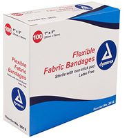 Special pack of 5 BAND-AID FLEXIBLE FABRIC EXTRA FAB 3612 1X3 DYNAREX 100 per pack X 5
