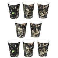 Camo Paper Party Cups (For Hot or Cold, 12 oz., 8 Pack) Hunting Camo Party Collection by Havercamp