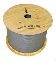 Infinity Cable CAT5e Shielded CMR Riser 350MHz, F/UTP, 24AWG, Solid, 100% Bare Copper, 1000 Feet, UL Certified, Bulk Ethernet Cable Reel, Gray
