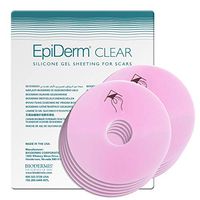Epi-Derm Areola Circles - 3 x .75 in - (5 pair) (Clear) Silicone Scar Sheets from Biodermis