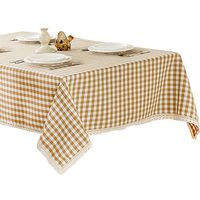 R.LANG Spillproof Table Runner 14 x 70-inch Kitchen Table Runner for Dinner Parties Beige