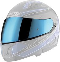 HJC HJ-17 Pinlock Ready RST Shield IS-MAX BT Street Bike Racing Motorcycle Helmet Accessories - Blue / One Size Fits Most by HJC Helmets