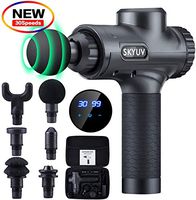 Muscle Massage Gun Deep Tissue Muscle Massager Handheld, with 30 Speeds, 6 Massage Heads Setting Powerful Percussion Massager Handheld, Professional Deep Tissue Percussion Muscle Massager Gun