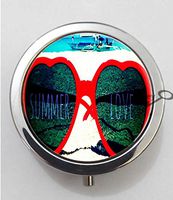 BlackKey Summer Season 3-Compartment Decorative Pocket Gift Box Case Organizer for Pill, Color 1 -823