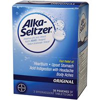 A Product of Alka Seltzer, 30 Pouches of 2 Caplets Each