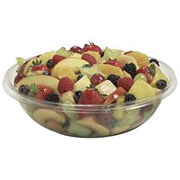 Sabert Carryout Bowl Classic 160 oz/10 lb Clear Plastic - 12 1/4" Dia x 4 5/8" D, 50 per case