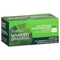 Seventh Generation Bag Trash Drwstrng 13gal