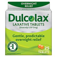 Dulcolax Laxative 25 Tablets ( Pack of 18)