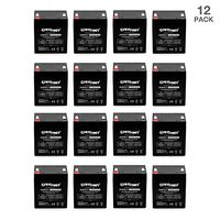 (12 Pack) ExpertPower 12V 5Ah Home Alarm Battery With F1 Terminals || EXP1250