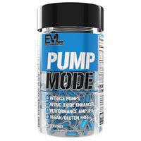 Evlution Nutrition Pump Mode Nitric Oxide Booster to Support Intense Pumps, Performance and Vascularity, Capsules (20 Servings)