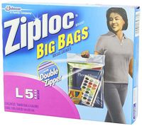 Ziploc Big Bag Large Double Zipper (Pack - 4)