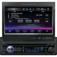 POWER ACOUSTIK PD-724B 7" Single-DIN In-Dash Motorized LCD Touchscreen DVD Receiver with Bluetooth(R)