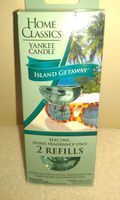 Yankee Candle Home Classics Electric Home Fragrance Unit 2 Refills (Island Getaway)