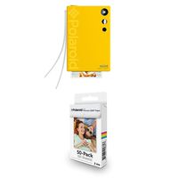 Polaroid Mint Instant Print Digital Camera (Yellow) with Polaroid 2x3ʺ Premium Zink Zero Photo Paper 50-Pack