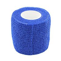 YOEDAF Self-Adherent Cohesive Bandage, 8pcs/Set First Aid Medical Treatment Tattoo Tape Elastic Adhesive Bandage Sports Wrap Bandage Roll(1pcs,Blue)