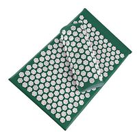 Massager Cushion Acupuncture Sets Relieve Stress Back Pain Acupressure Mat/Pillow Massage Mat Rose Spike Massage and Relaxation,A