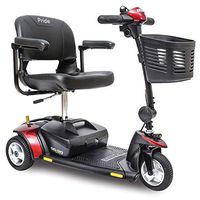 PRIDE MOBILITY SCOOTER GO-GO ELITE SCOOTER 3 WHEEL W/CHARGER, 12ah BATTERIES & FLAT FREE TIRES