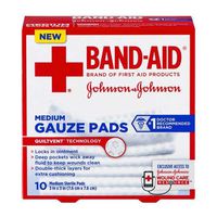 Band-Aid First Aid Gauze Pads Medium (Pack of 24)