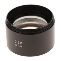 Almencla Premium Stereo Microscope 0.5X Barlow Auxiliary Objective Lens M48x0.5 WD165