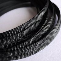 10M 6mm Wire Mesh Guard RC Car Quadcopter Wiring Braided PET Expandable Auto Wire Cable Gland Sleeves High Density black