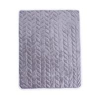 Liveinu Plush Fleece Incontinence Underpads Waterproof Reusable Incontinence Bed Pad Washable Incontinence Underpads 8 Cups Absorbency Mattress Protector for Adults, Kids and Pets Grey 35"x35"