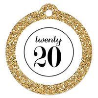 Big Dot of Happiness Gold Tassel Worth The Hassle - 2020 Graduation Party Favor Gift Tags (Set of 20)