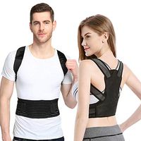 Sixport Posture Corrector for Women & Men, Kyphosis Brace, Adjustable & Comfortable Scoliosis Back Humpback Correction Belt for Students & Children & Adult (Waistline:29-33")