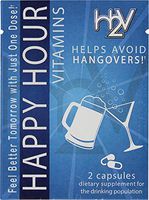 Happy Hour Vitamins Formulated for Hangovers & Liver Support - 20 Packs - Multivitamin with Milk Thistle, N-Acetyl Cysteine & Prickly Pear Cactus