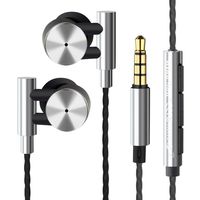 Earbuds KingYou Earbuds Wired in Ear Headphones Extra Bass Noise-Isolating Earphones with Microphone and Volume Control for iPhone iPad iPod Android Smartphones MP3 Player Tablet Laptop
