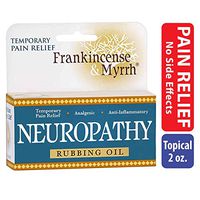 Frankincense & Myrrh Neuropathy Rubbing Oil with Essential Oils for Pain Relief, 2 Fluid Ounces - 1 Pack