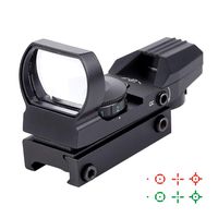 Ohuhu Red Green Dot Gun Sight Scope Reflex Sight with 4 Adjustable Reticles-4 Styles