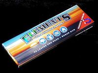 4 Packs Booklets Elements Ultra Thin Rice Cigarette Rolling Papers 1 1/4