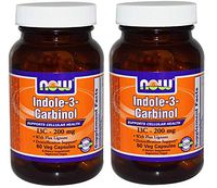Indole-3-Carbinol (I3C) 200 mg - 60 Veg Capsules x 2 Bottles