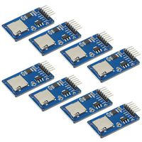 WMYCONGCONG 8 PCS Micro SD TF Card Adapter Reader SPI Interface Driver Module for Arduino 
