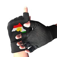 Women/Men Kurdistan Flag Map Copper Arthritis Gloves for Computer Typing and Daily Work