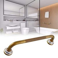 ASDFGH Bathtub Handle Brass Safety Toilet Support Railing Disabled Auxiliary Handle Handle (Color : A)