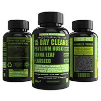 Colon Cleanser Supplement for Weight Loss & Detox. 15 Day - Extra Strength Cleanse for Energy Boost & Improved Intestinal Health - Safe & Effective for Men & Women