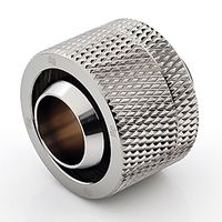 Bitspower G 1/4 Inch Thread Inside Diameter 1/2 Inch Outer Diameter for 3/4 Inch Tube CC 5 Ultimate Compression Fitting Sparkle Black