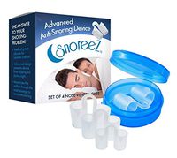Snore Stopper Device - Snoring Solution For You - Anti Snore Nose Vents - Effective And Instant Snore Relief Sleep Aid By SnoreeZ™ - Stop Snoring Naturally! 4 Sizes Included