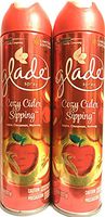 Glade Air Freshener Spray - Limited Edition - Winter Collection 2017 - Cozy Cider Sipping - Net Wt. 8 OZ (227 g) Per Can - Pack of 2 Cans