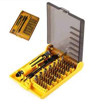 HAI+Precision Screwdriver Set,45 in 1 Repair Tools Kit with Magnetic Driver Kit for PC, Eyeglasses, Mobile Phone, Watch, Digital Camera and Other Appliances