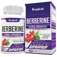 Maximum Strength Berberine Plus, 1200mg Per Serving, Powerfully Supports Glucose Metabolism, Immune System, Cardiovascular & Gastrointestinal Function, Non-GMO Made in USA