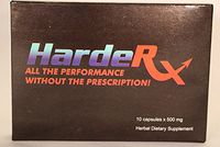 HardeRX, Natural Male Booster, Testosterone Booster (10 Pill Pack)