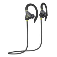 Wireless Earbuds for Android Cell Phones, elecfan Mini Wireless Hearset Earphones with Mic Handsfree in Ear Headphone Waterproof IPX5 Earphone Stereo Bass Sound Noise Cancellation Earphone (Yellow)
