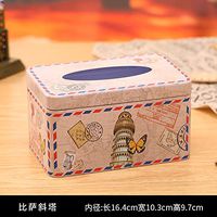 T-ZJHC Roll Paper Tissue Box Home Living Room core Paper Tray Desktop roll Tray, Chocolate Color Pizza Tower