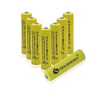 GEILIENERGY AA Size NiCd AA 600mAh 1.2V Rechargeable Batteries for Solar Lamp Solar Light(8 PCS)