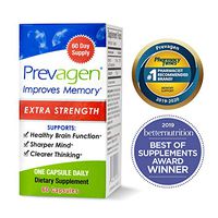 Prevagen Improves Memory - Extra Strength 20mg, 60 Capsules with Apoaequorin & Vitamin D | Brain Supplement for Better Brain Health, Supports Healthy Brain Function and Clarity | Memory Supplement