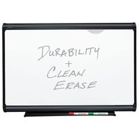 Quartet Prestige Plus Magnetic Total Erase Porcelain Board, 3 x 2 Feet, Graphite Frame (P553G)