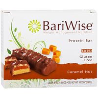 BariWise Protein Bar/Diet Bars - Caramel Nut (7ct), High Protein, Trans Fat Free, Aspartame Free